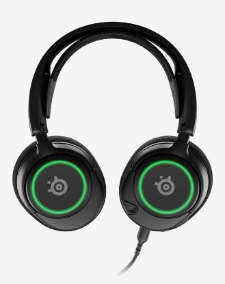 slušalke STEELSERIES Arctis Nova 3, RGB, črne
