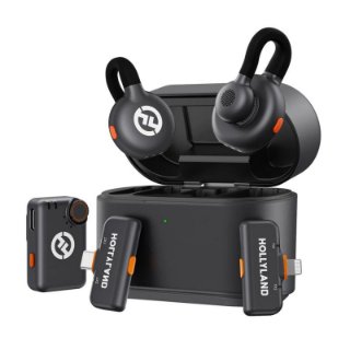 Mikrofon HOLLYLAND Lark M2S Ultimate Combo, crni