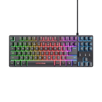 Tipkovnica + miška TRUST GXT 798, žična, USB, črna