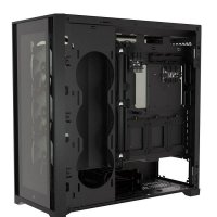 Ohišje CORSAIR iCUE 5000X RGB, z oknom, MIDI, ATX, črn, brez napajanja