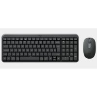 Tipkovnica + miška LOGITECH MK250 Compact Bluetooth komplet, brezžična, črna