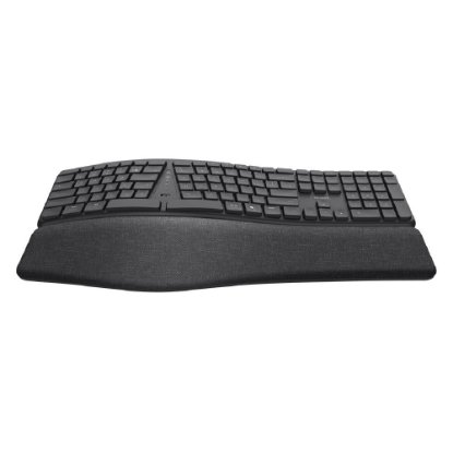 Tipkovnica TRUST Keyra Ergonomic, brezžična, črna