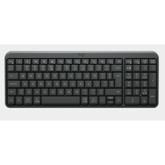 Tipkovnica LOGITECH K250 Compact Bluetooth Combo, brezžična, črna