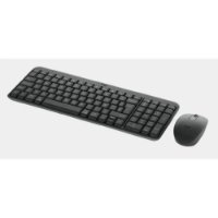 Tipkovnica + miška LOGITECH MK250 Compact Bluetooth komplet, brezžična, črna