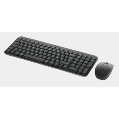 Tipkovnica + miška LOGITECH MK250 Compact Bluetooth komplet, brezžična, črna