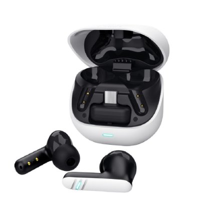 Slušalke TRUST GXT 409 Oxxie, in-ear, brezžične, črno-bele