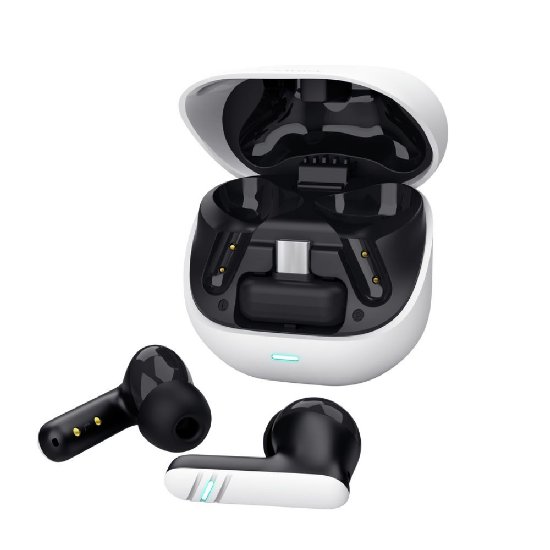 Slušalke TRUST GXT 409 Oxxie, in-ear, brezžične, črno-bele