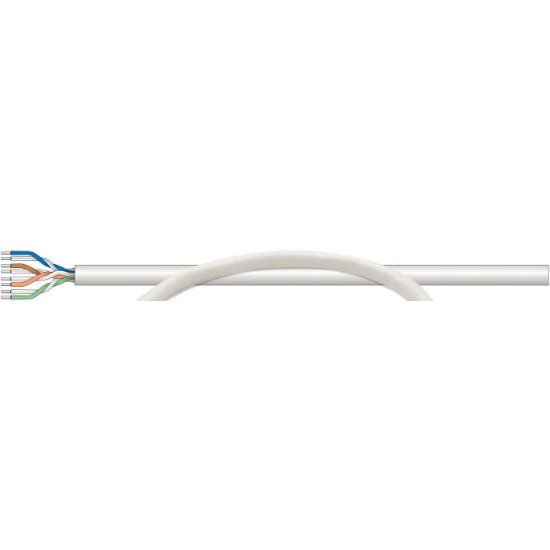 Kabel Intellinet Cat.6, Solid, SOHO, 23 AWG, UTP, CCA, siv, kolut 305 m