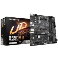 Matična ploča GIGABYTE B550M K, AMD B550, DDR4, mATX, s. AM4