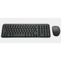 Tipkovnica + miška LOGITECH MK250 Compact Bluetooth komplet, brezžična, črna