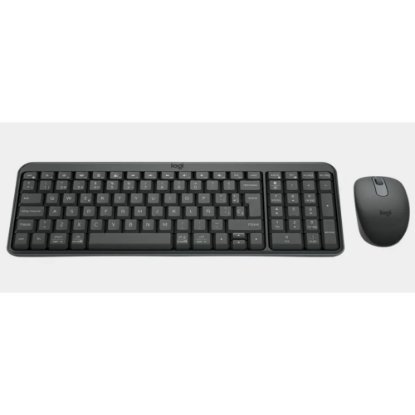 Tipkovnica + miška LOGITECH MK250 Compact Bluetooth komplet, brezžična, črna