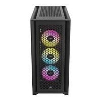 Ohišje CORSAIR iCUE 5000D RGB Airflow, window, MIDI, ATX, črno, bez napajalnika