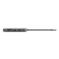 Postaja za priklop TRUST Dalyx, 7 v 1, USB-C na 2x USB 3.1, USB-C, HDMI, G-LAN, čitalec kartic, za prenosnik