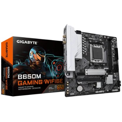 Matična ploča GIGABYTE B650M GAMING WIFI6E, AMD B650M, DDR5, mATX, s. AM5