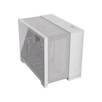 Ohišje CORSAIR 2500D Airflow Dual chamber, RGB, window, MIDI, ATX, belo, bez napajalnika