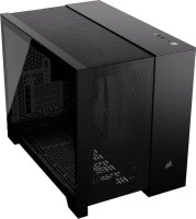 Ohišje CORSAIR 2500D Airflow Dual chamber, RGB, window, MIDI, ATX, črno, bez napajalnika