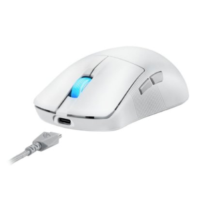 Miš ASUS ROG Harpe Ace Mini, optički, 42000dpi, USB, bežični, bijeli
