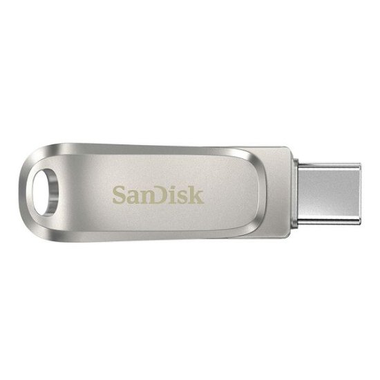 USB ključek 3.1 FLASH DRIVE, 128GB, SANDISK Ultra Dual Drive Luxe USB-C, SDDDC4-128G-G46, srebrna