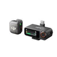 Mikrofon DJI Mic 3 (1 TX + 1 RX), bežični, crni