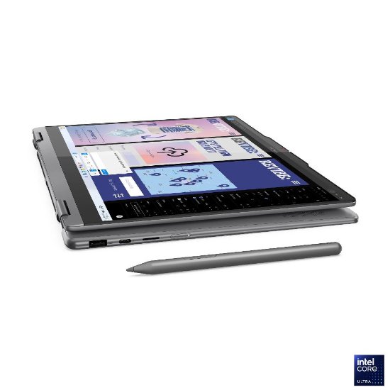 Laptop LENOVO Yoga 7 2-u-1 83JQ0025SC / Core Ultra 7 256V, 16GB, 1TB SSD, Intel Arc Graphics, 14" WUXGA OLED Touch, Windows 11, sivi