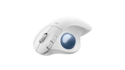 Miška LOGITECH Ergo M575S, optički, 2000dpi, trackball, bežični, USB, beli