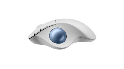 Miška LOGITECH Ergo M575S, optički, 2000dpi, trackball, bežični, USB, beli