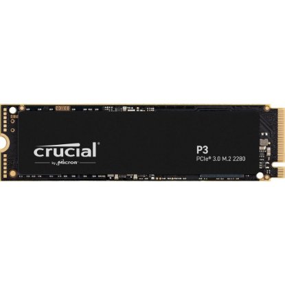 SSD 500GB CRUCIAL P3, PCIe Gen 3 NVMe M.2, 2280, 3500/1900 MB/s