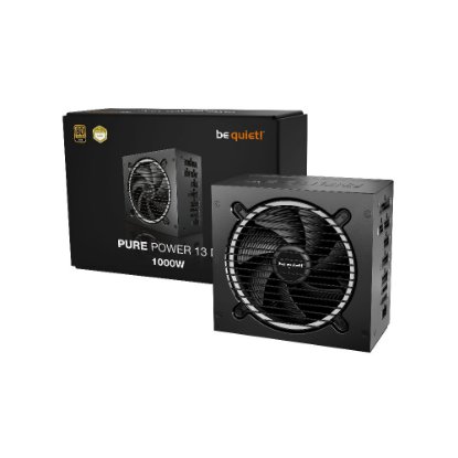Napajalnik 1000 W, BE QUIET Pure Power 13 M, 120 mm ventilator, 80+ Gold, modularen