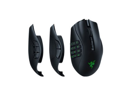 Miška RAZER Naga V2 Pro, RGB, optična, 30.000 DPI, brezžična, črna