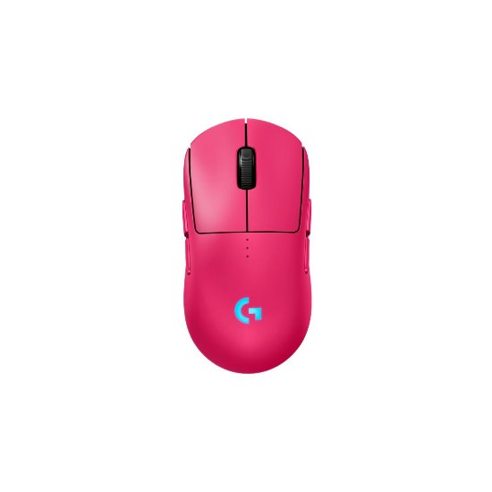 Miška LOGITECH Pro 2 Lightspeed, RGB, optički, bežični, 32000dpi, rozi