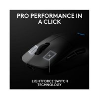 Miš LOGITECH Pro 2 Lightspeed, optički, bežični, 44000dpi, crni