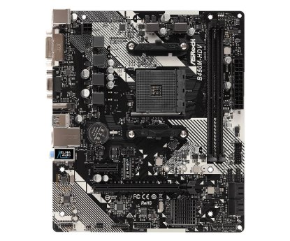 Matična plošča ASROCK B450M-HDV R4.0, AMD B450, mATX, s. AM4