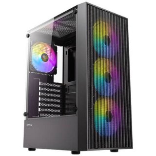 Ohišje ANTEC AX27 RGB Elite, MIDI, ATX, steklo, črno, brez napajalnika