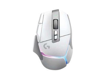 Miš LOGITECH Gaming G502 X Plus RGB, optični, 25000dpi, brezžični, beli, USB