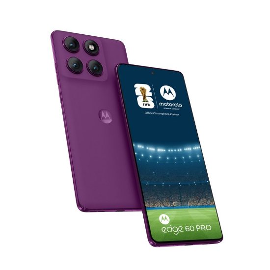 MOBITEL MOTOROLA Edge 60 Pro, 6,7", 12GB, 512GB, Android 15,vijolični + Motorola TurboPower 125W polnilec