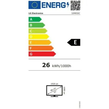 Monitor 32" LG 32MR50C-B.AEUQ, FHD, VA, 100Hz, 5ms, 250cd/m2, FreeSync, ukrivljen, črn