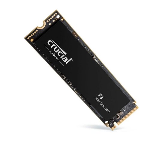 SSD 500GB CRUCIAL P3, PCIe Gen 3 NVMe M.2, 2280, 3500/1900 MB/s