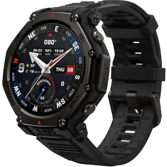 Pametni sat AMAZFIT T-Rex 3 Pro, 1.5" Amoled, 48mm, pametne obavijesti, crni