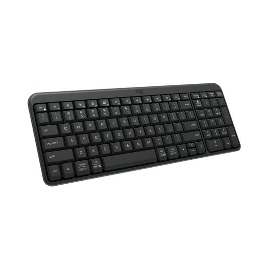Tipkovnica LOGITECH K250 Compact Bluetooth Combo, brezžična, črna