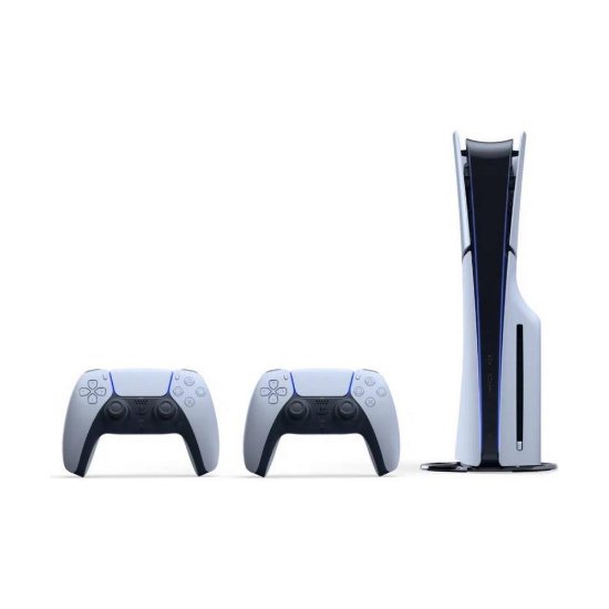 Igralna konzola SONY PlayStation 5 Slim D Chassis, 1TB SSD, Blu-ray, DualSense kontroler, bela + DualSense kontroler