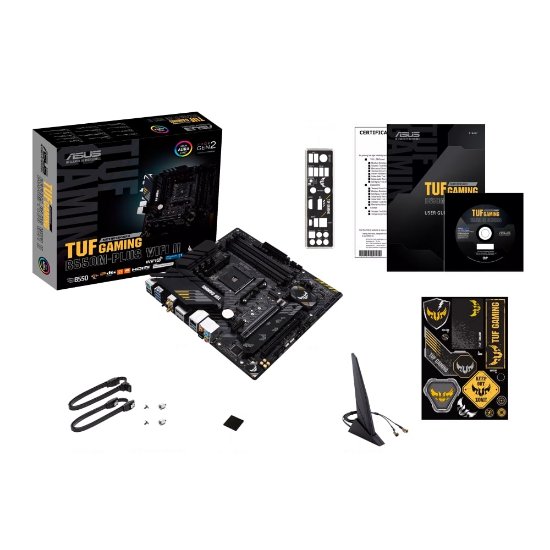 Matična ploča ASUS TUF Gaming B550M-PLUS WiFi II, AMD B550, DDR4, mATX, s. AM4