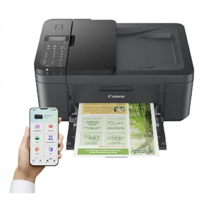 Multifunkcijski tiskalnik CANON Pixma TR4755I, tiskalnik/opticalnik/kopirnik/faks, 4800 dpi, USB, Wi-Fi, črn
