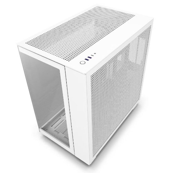 Kućište NZXT H9 Flow, MIDI, ATX, USB 3.2, USB-C, bijelo, bez napajanja
