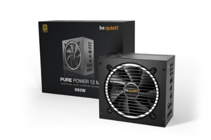 Napajlnik 650W, BE QUIET Pure Power 12 M, 120mm vent., 80+ Gold, modularno