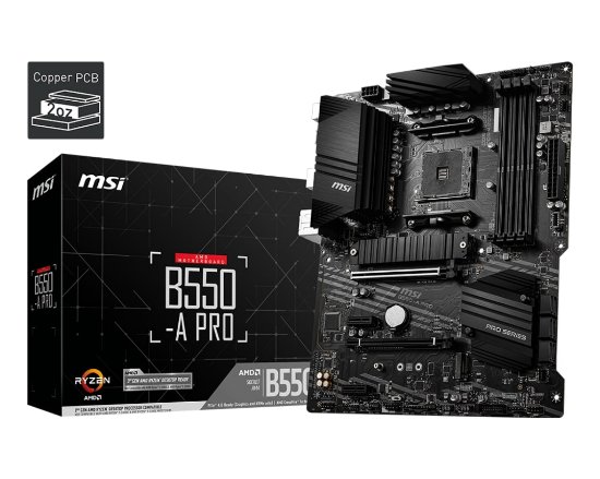 Matična plošča MSI B550-A PRO, AMD B550, ATX, AM4