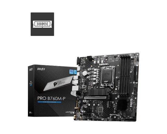 Matična plošća MSI PRO-B760M-P, Intel B760, DDR5, mATX, s.1700