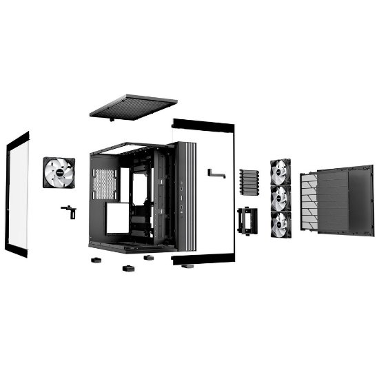 Ohišje BE QUIET Light Base 600 LX, ATX, črno, bez napajalnika