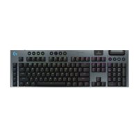 Tipkovnica LOGITECH Gaming G915 X Lightspeed Tactile, RGB, mehanička, brezžična, US Layout, črna