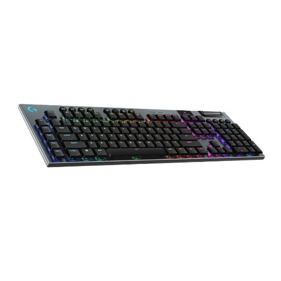 Tipkovnica LOGITECH Gaming G915 X Lightspeed Tactile, RGB, mehanička, brezžična, US Layout, črna
