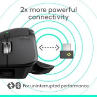 Miš LOGITECH MX Master 4, za Mac, optički, bežični, BT, crni